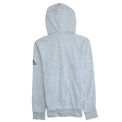 Womens UK Size M adidas Grey Full Zip Hoodie