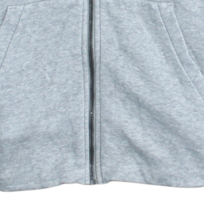 Womens UK Size M adidas Grey Full Zip Hoodie