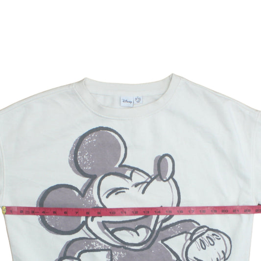 Womens UK Size M Disney White Pullover Sweatshirt