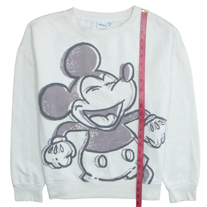 Womens UK Size M Disney White Pullover Sweatshirt