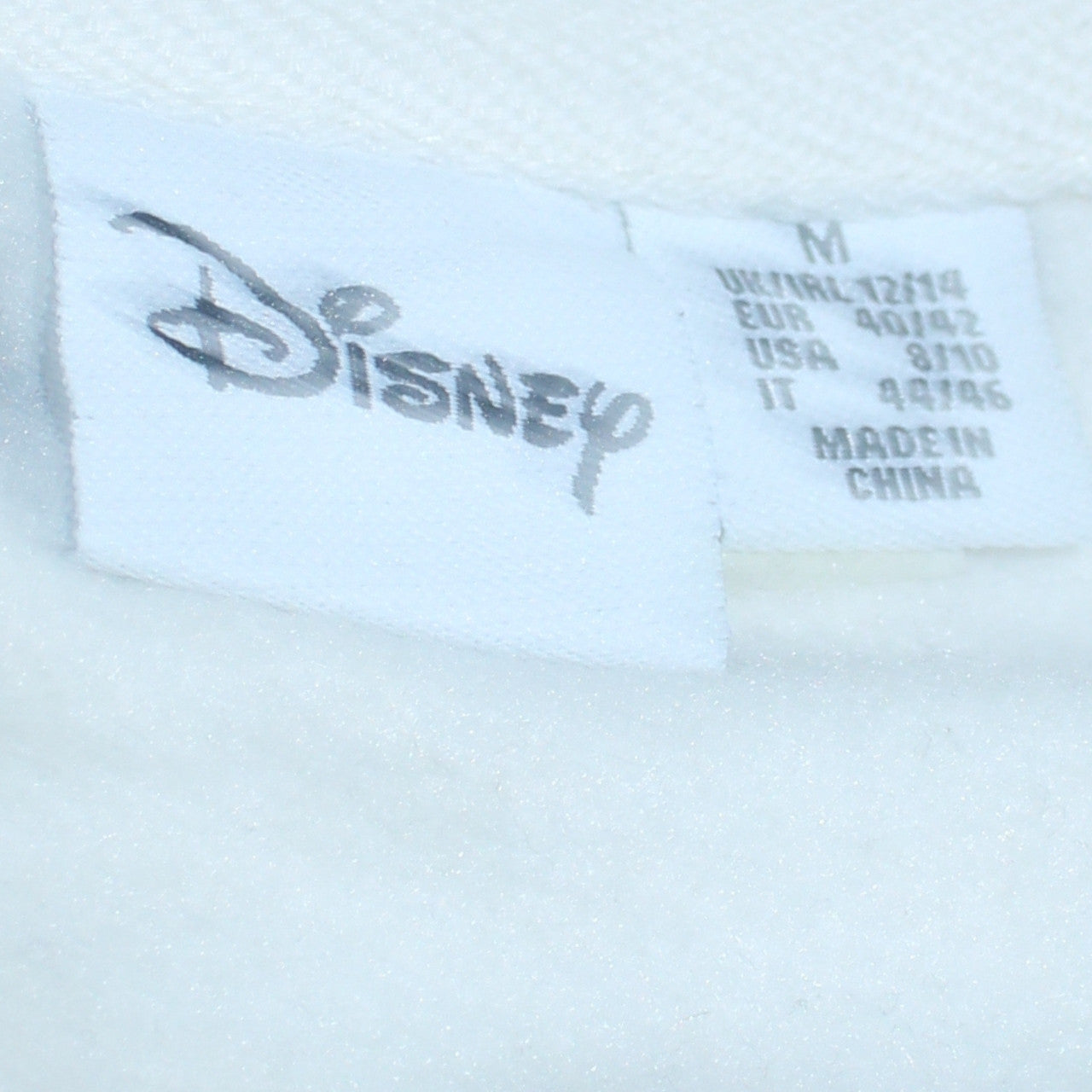 Womens UK Size M Disney White Pullover Sweatshirt