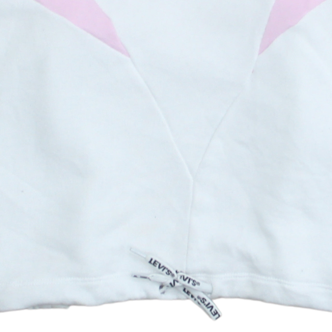 Womens UK Size XS Levi's White Pullover Sweatshirt