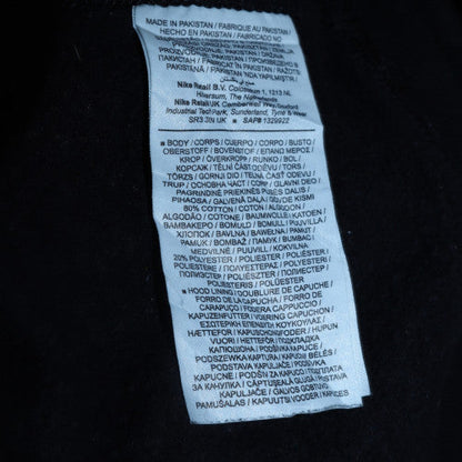 Mens UK Size S Nike Black Pullover Hoodie