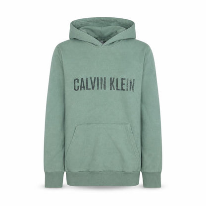 Womens UK Size S Calvin Klein Green Pullover Hoodie