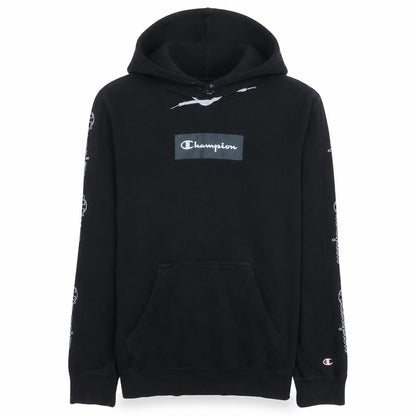 Mens UK Size M Champion Black Pullover Hoodie
