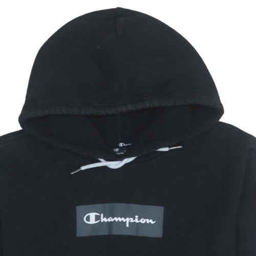 Mens UK Size M Champion Black Pullover Hoodie
