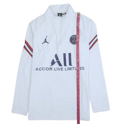 Mens UK Size L Jordan White Pullover Sweatshirt