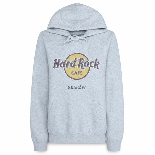 Womens UK Size S Hard Rock Cafe Grey Pullover Hoodie