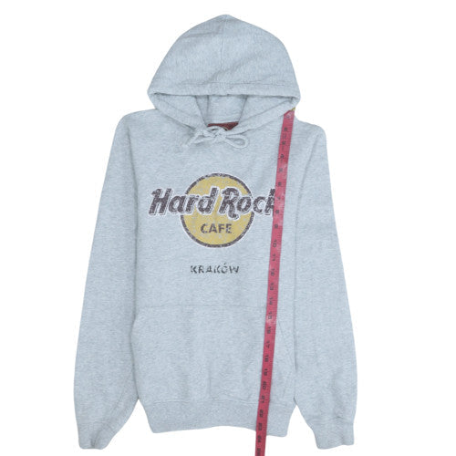 Womens UK Size S Hard Rock Cafe Grey Pullover Hoodie