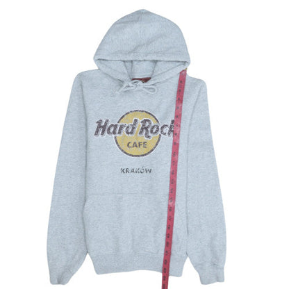 Womens UK Size S Hard Rock Cafe Grey Pullover Hoodie