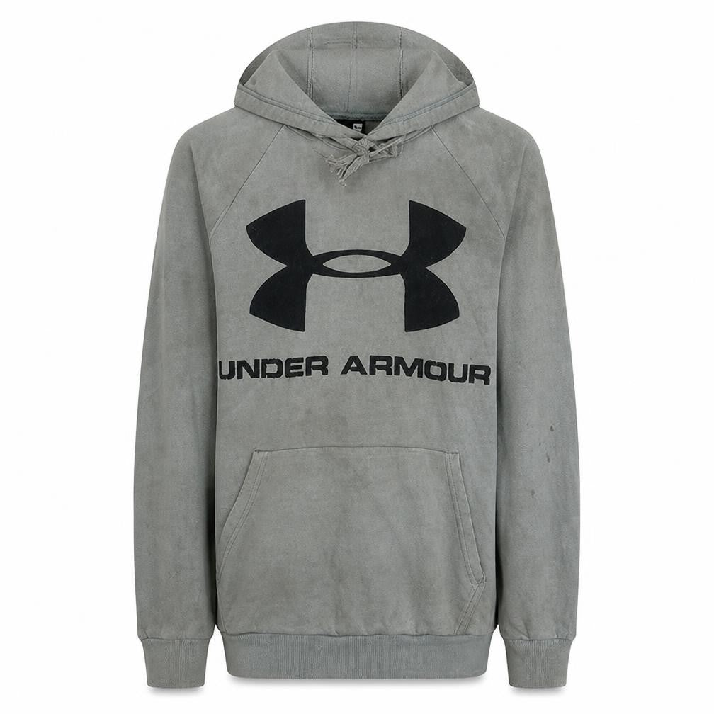 Womens UK Size S Under armour Grey Pullover Hoodie