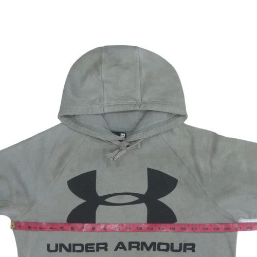 Womens UK Size S Under armour Grey Pullover Hoodie