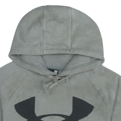 Womens UK Size S Under armour Grey Pullover Hoodie