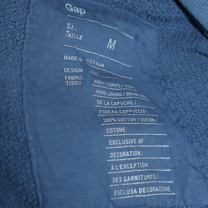 Gap Men Blue Paris Logo Pullover Hoodie Size M