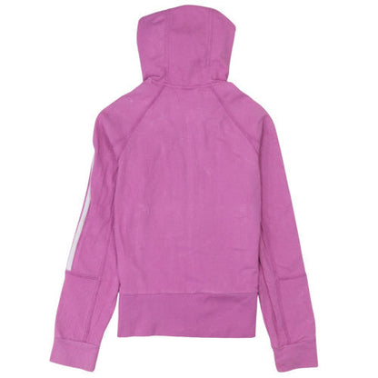 Womens UK Size 8 adidas Pink Full Zip Hoodie
