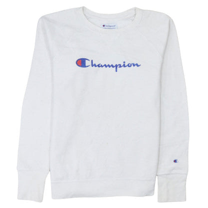 Mens UK Size S Champion White Pullover Sweatshirt