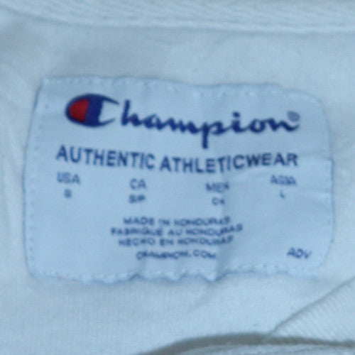 Mens UK Size S Champion White Pullover Sweatshirt