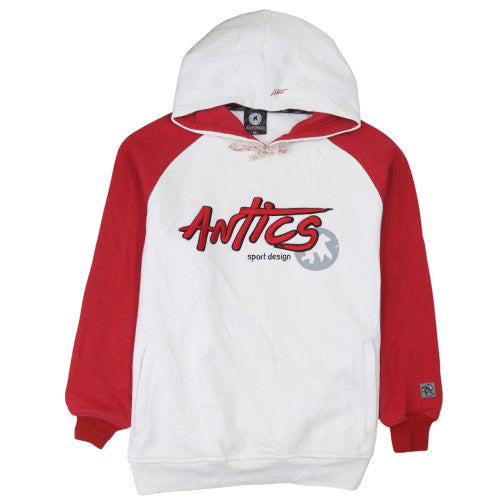 Mens UK Size XL Antics White Pullover Hoodie