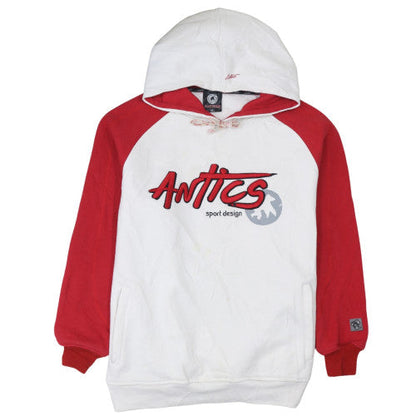 Mens UK Size XL Antics White Pullover Hoodie