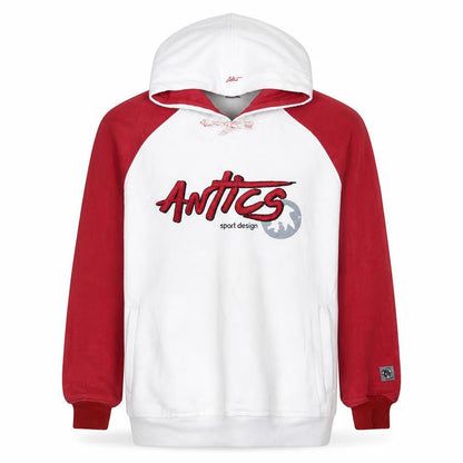 Mens UK Size XL Antics White Pullover Hoodie