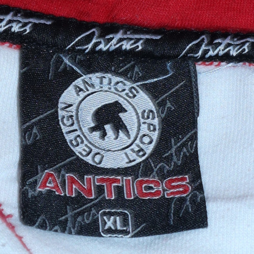 Mens UK Size XL Antics White Pullover Hoodie
