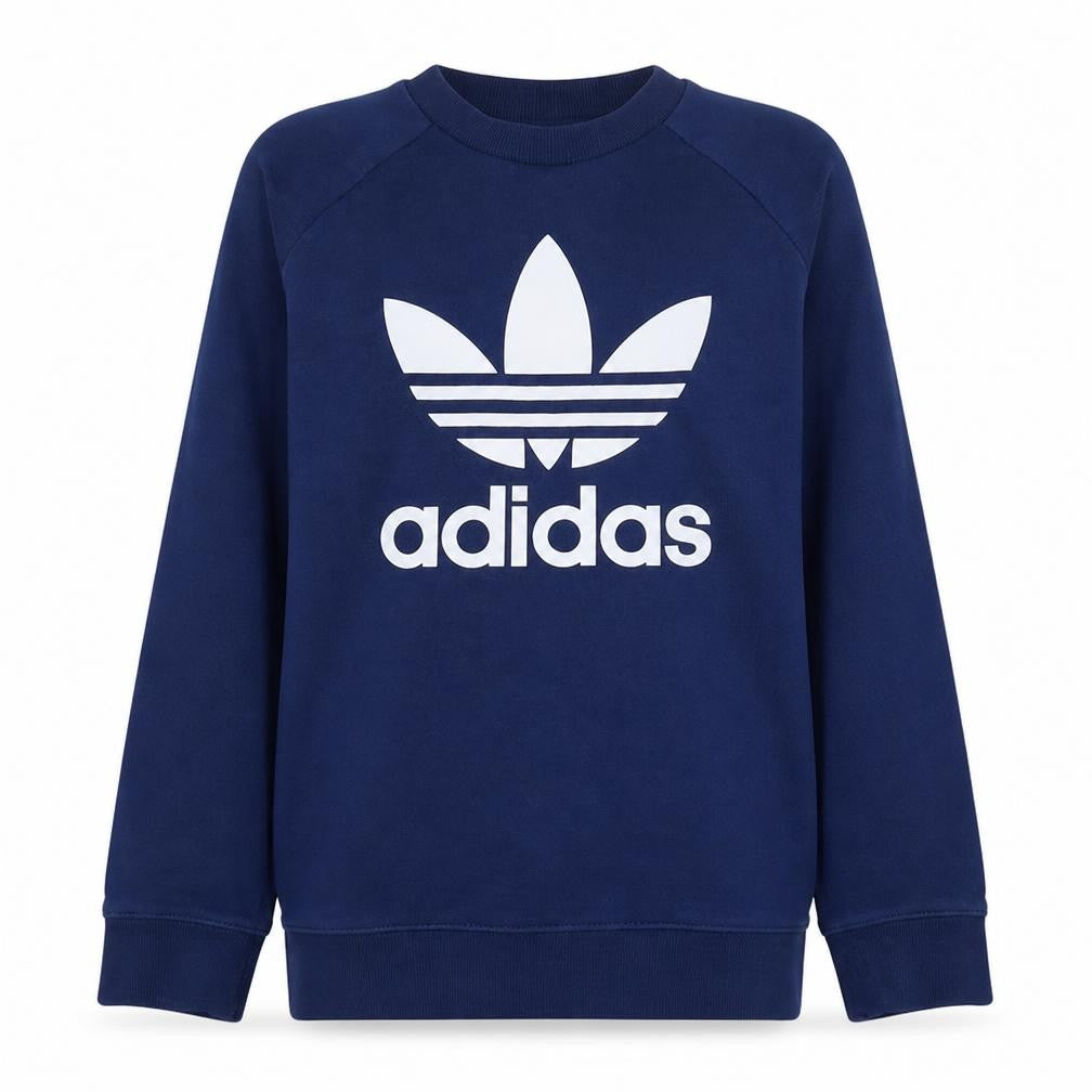Womens UK Size 14 adidas Blue Pullover Sweatshirt
