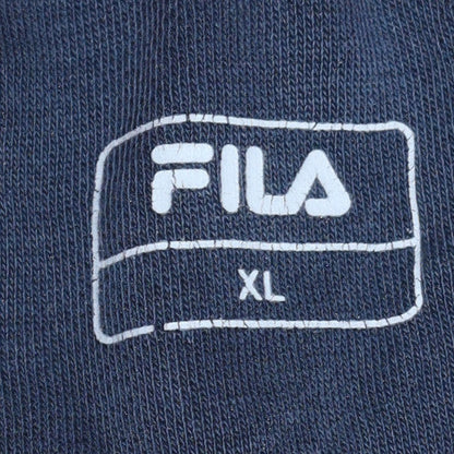 Mens UK Size XL FILA Blue Full Zip Hoodie