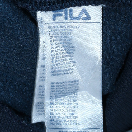 Mens UK Size XL FILA Blue Full Zip Hoodie