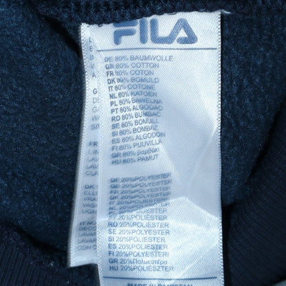 Mens UK Size XL FILA Blue Full Zip Hoodie
