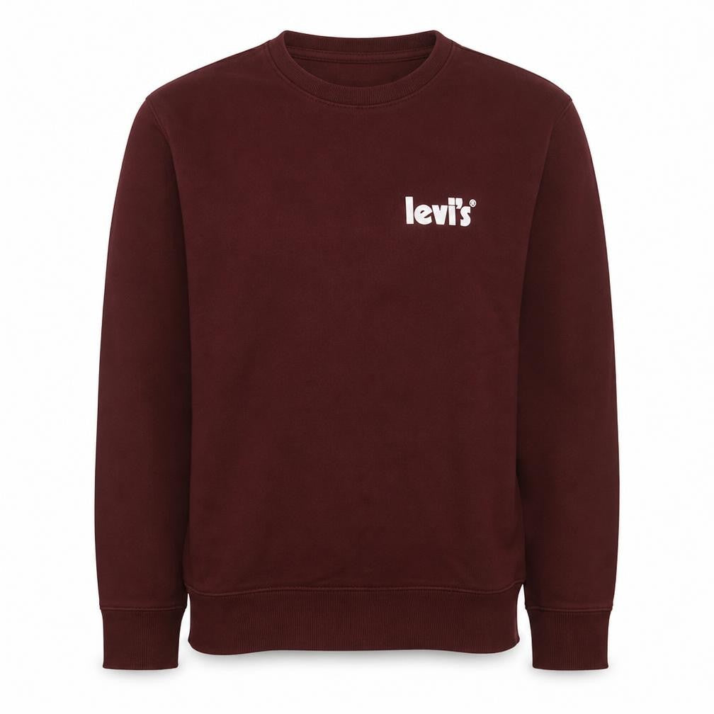 Womens UK Size XS Levi's Red Pullover Sweatshirt