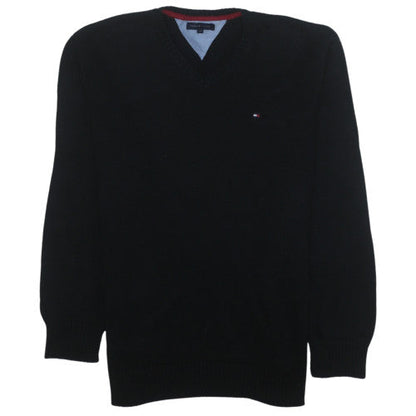 Boys UK Size 14 Years Tommy Hilfiger Black Pullover Jumper