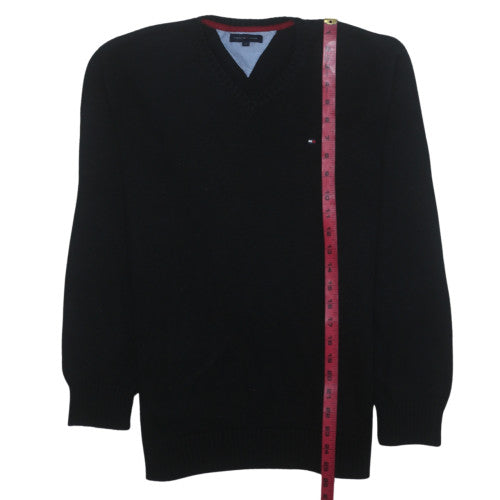 Boys UK Size 14 Years Tommy Hilfiger Black Pullover Jumper