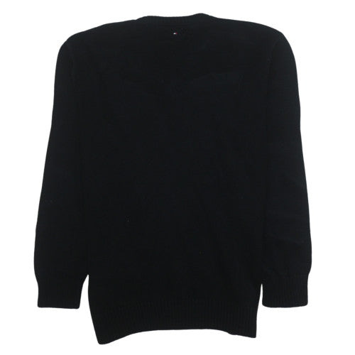 Boys UK Size 14 Years Tommy Hilfiger Black Pullover Jumper