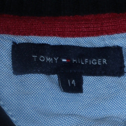 Boys UK Size 14 Years Tommy Hilfiger Black Pullover Jumper