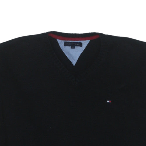 Boys UK Size 14 Years Tommy Hilfiger Black Pullover Jumper