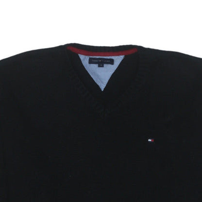 Boys UK Size 14 Years Tommy Hilfiger Black Pullover Jumper
