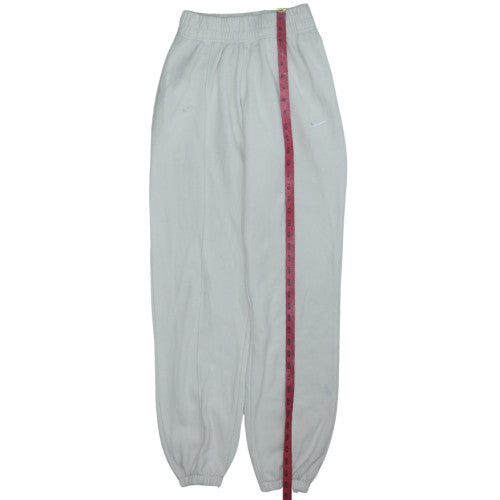 Womens UK Size XS Nike Regular Fit Sweatpants White Trousers