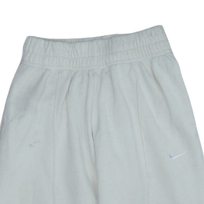 Womens UK Size XS Nike Regular Fit Sweatpants White Trousers