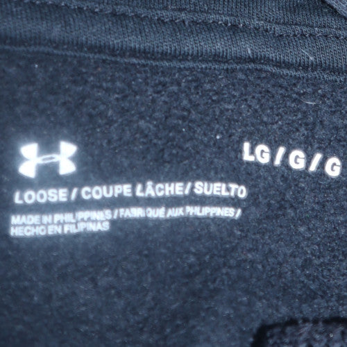 Mens UK Size L Under armour Black Pullover Hoodie