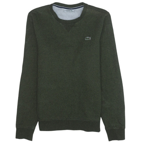 Mens UK Size S Lacoste Green Pullover Sweatshirt