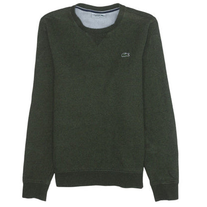 Mens UK Size S Lacoste Green Pullover Sweatshirt
