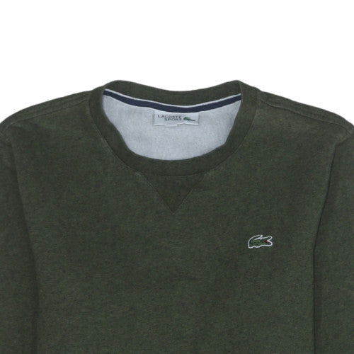 Mens UK Size S Lacoste Green Pullover Sweatshirt