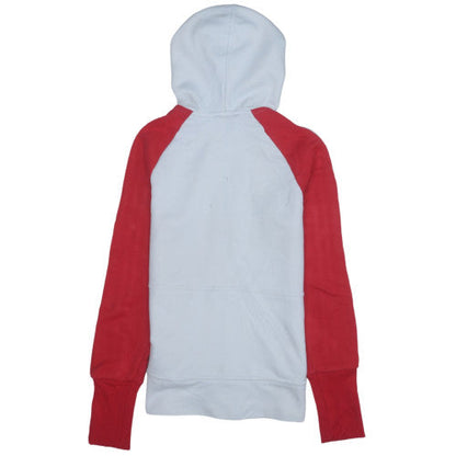 Womens UK Size 10 adidas White Full Zip Hoodie
