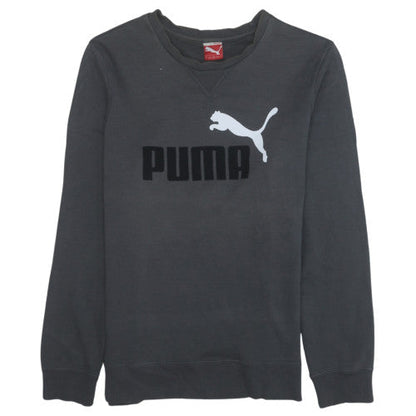 Mens UK Size M PUMA Black Pullover Sweatshirt