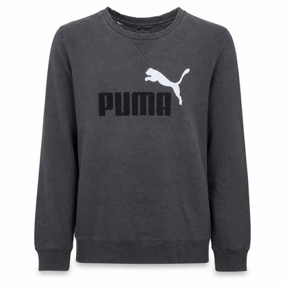 Mens UK Size M PUMA Black Pullover Sweatshirt