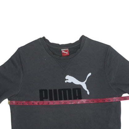 Mens UK Size M PUMA Black Pullover Sweatshirt