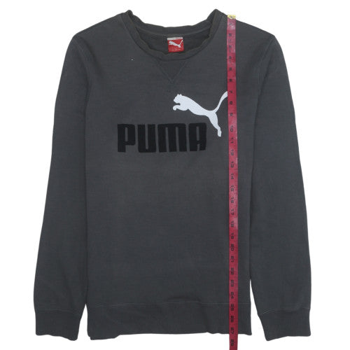 Mens UK Size M PUMA Black Pullover Sweatshirt
