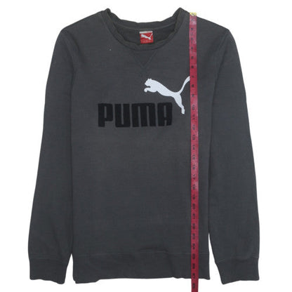 Mens UK Size M PUMA Black Pullover Sweatshirt