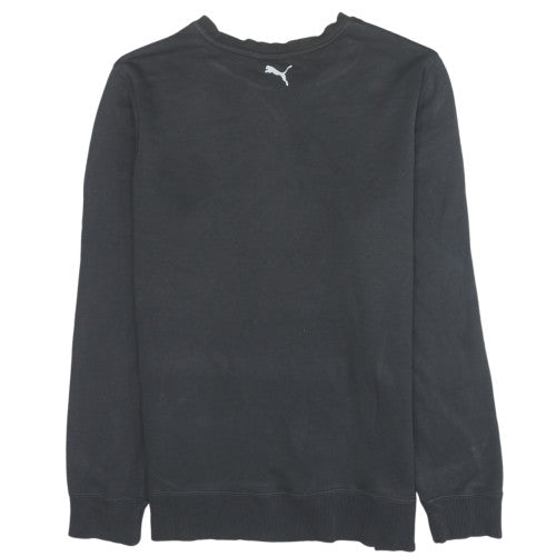 Mens UK Size M PUMA Black Pullover Sweatshirt