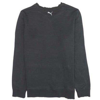 Mens UK Size M PUMA Black Pullover Sweatshirt